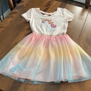 Unicorn dress size 7